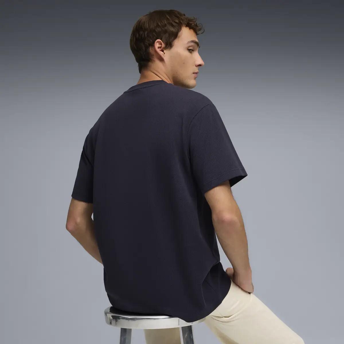 Puma ESS ELEVATED Relaxed Tee Siyah Erkek T-Shirt & Polo
