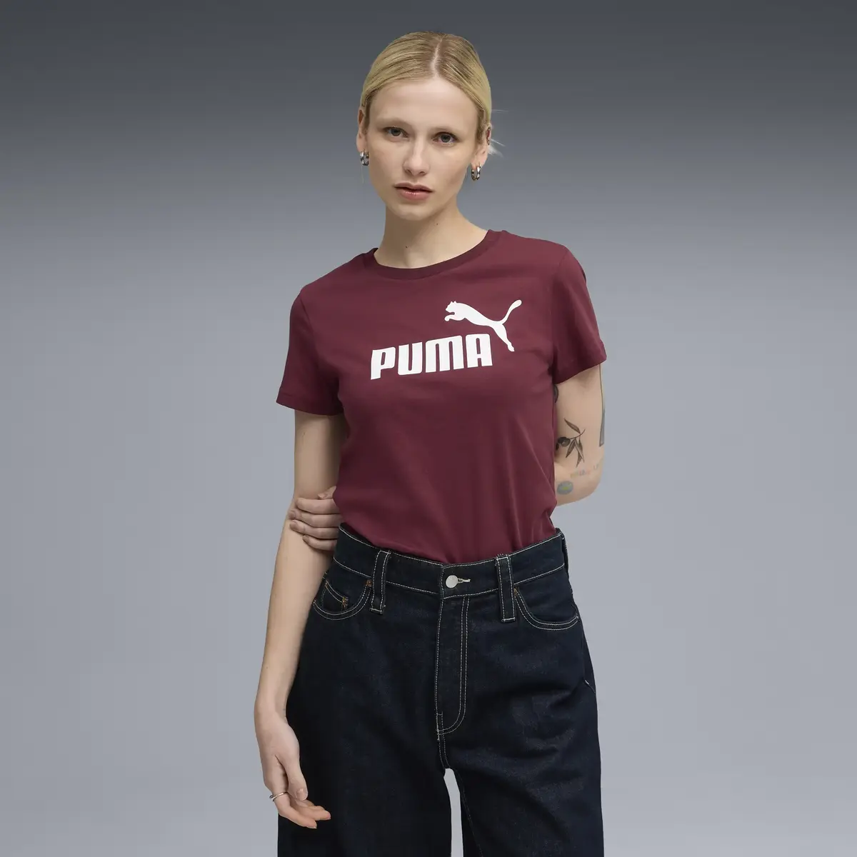 Puma ESS No. 1 Logo Tee Kadın T-Shirt & Polo