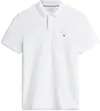 Tommy Hilfiger PERFORMANCE PIQUE RE, YBR Beyaz Erkek T-Shirt & Polo