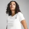Puma WARDROBE ESS Baby Tee Beyaz Kadın Crop