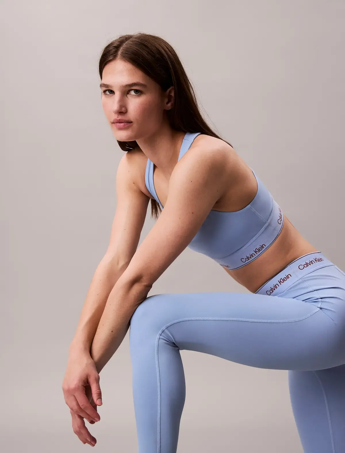 Calvin Klein MODERN SPORT HIGH Mavi Tayt