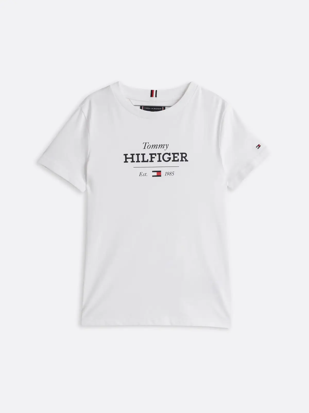 Tommy Hilfiger MONOTYPE 1985 REG TE, YBR Beyaz Erkek Çocuk  T-Shirt & Polo
