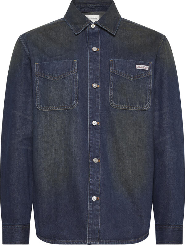 Calvin Klein 90S SCARBOROUGH OVERSHIRT Mavi Erkek Gömlek