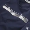 Calvin Klein METALLIC INST. LOGO Erkek Lacivert T-Shirt