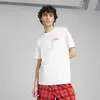 PUMA WARDROBE ESS Graphic Tee Beyaz Erkek T-Shirt