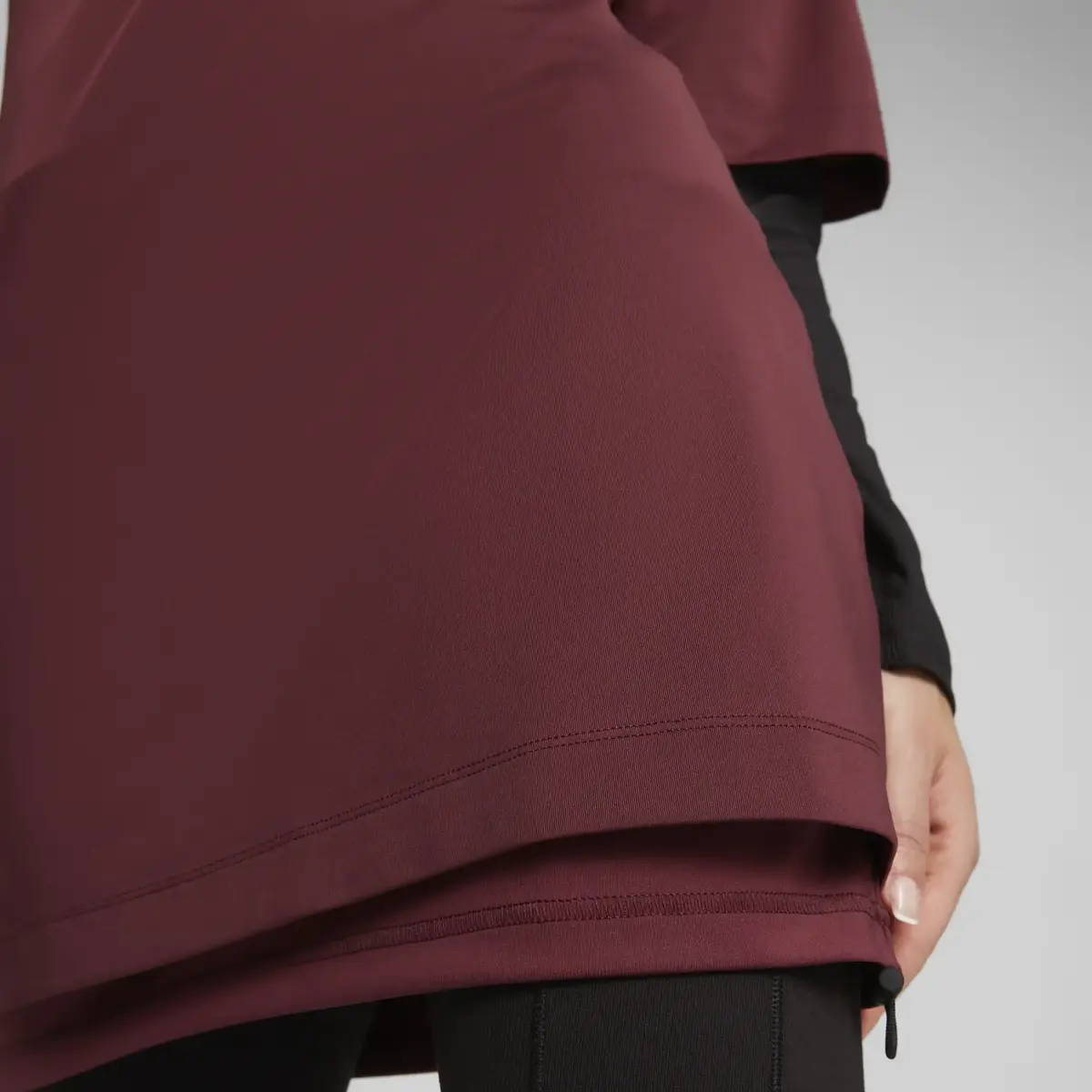 Puma Modest Oversized Tee Bordo Kadın T-Shirt