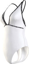 Calvin Klein PLUNGE ONE PIECE Kadın Beyaz Mayo