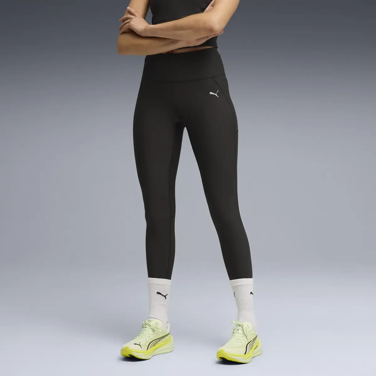 Puma W DREAMRUN 7/8th Tight Siyah Kadın Tayt