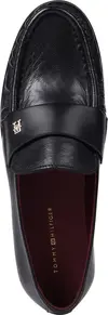 Tommy Hilfiger LOAFER SOFT NAPPA PL, BDS Siyah Kadın Ayakkabı