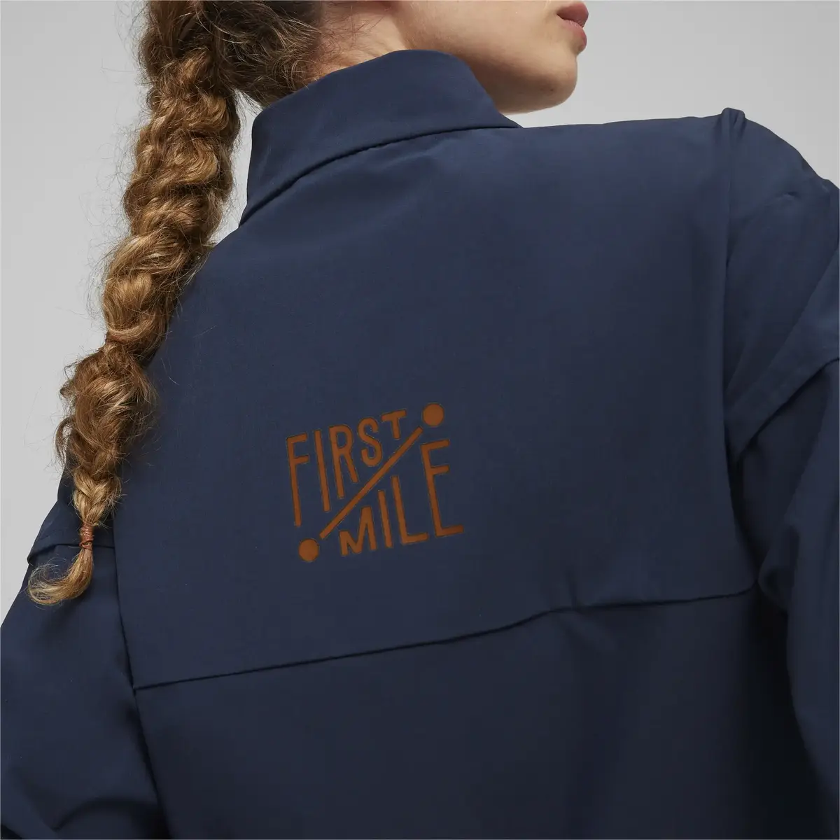 Puma W First Mile Woven Jacket Lacivert Kadın Sweatshirt