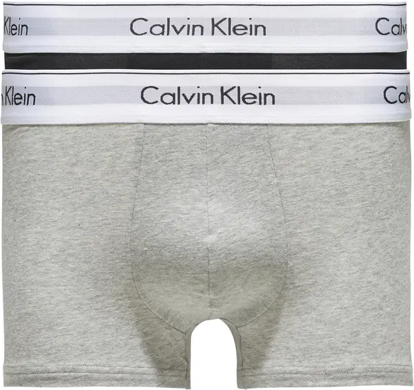 Calvin Klein 2P TRUNK Erkek Siyah Boxer Set
