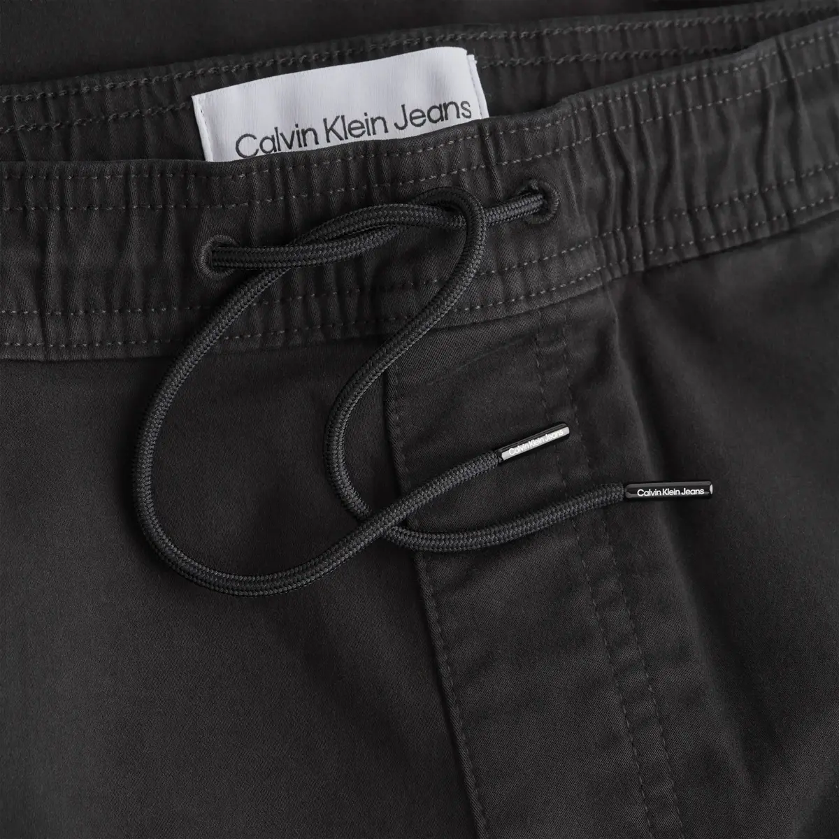 Calvin Klein SKINNY JOGGER CHINO Erkek Siyah Şort