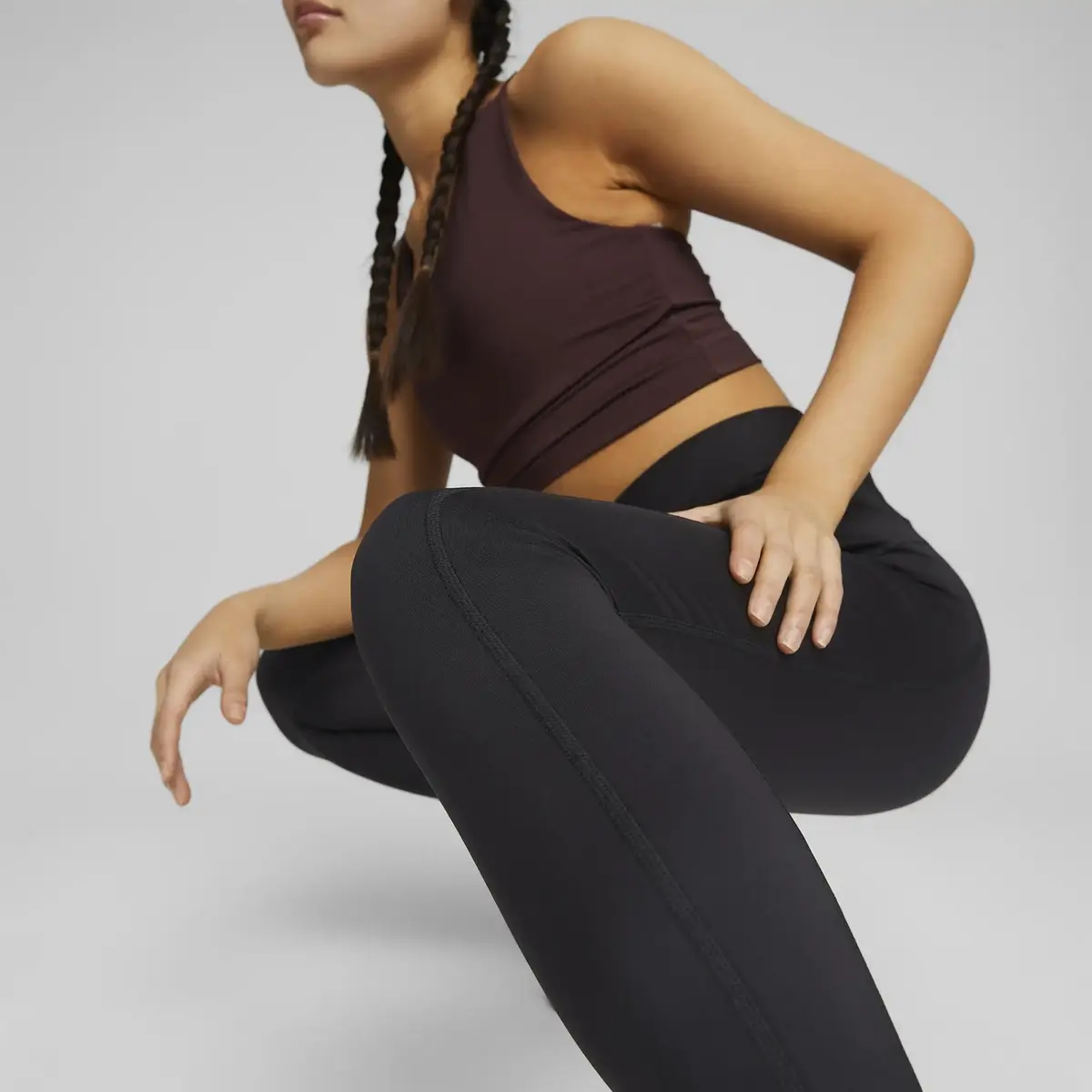 Puma Fashion Luxe Ellavate Hw Fl Siyah Kadın Yüksek Bel Tayt