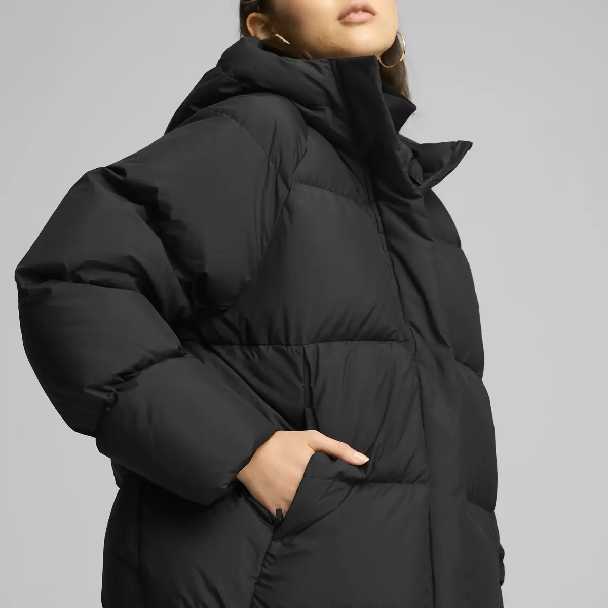 Puma Down Puffer Jacket Siyah Kadın Mont