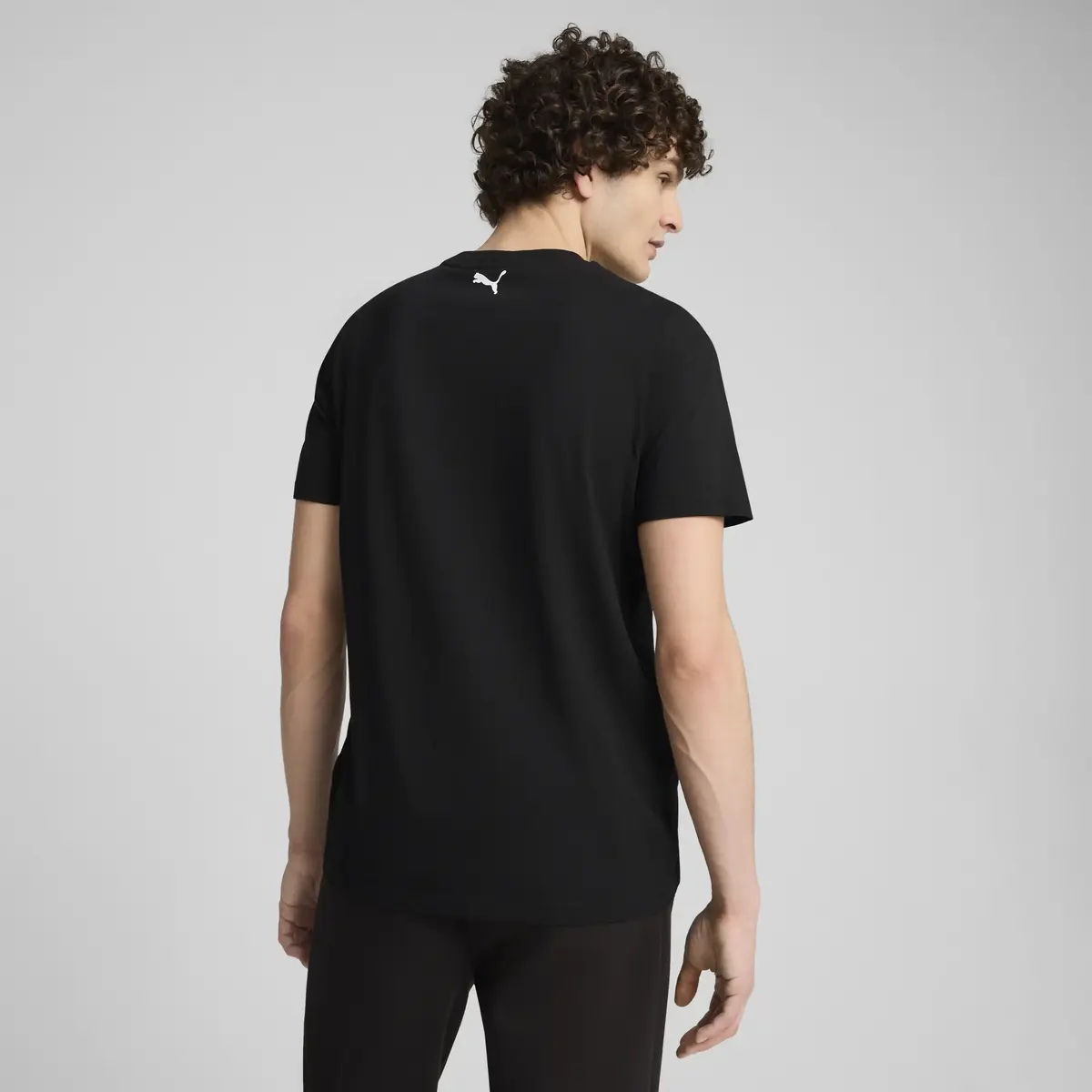 Puma Ferrari Race Tonal Shield T Siyah Erkek T-Shirt