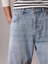 Calvin Klein LINEN 90S SHORT DRIF, X1U, 30 Mavi Erkek Şort