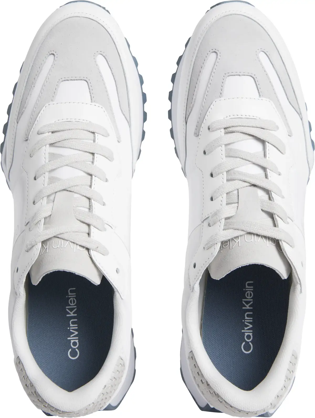 Calvin Klein LOW TOP LACE UP NYLO, 02Z Beyaz Erkek Spor Ayakkabı & Sneaker