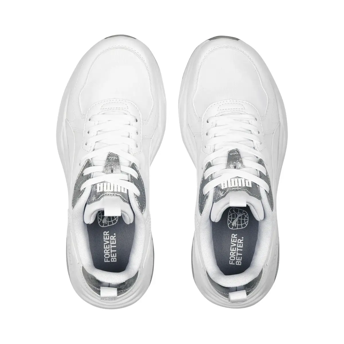 Puma Trinity Lite Space Metallics- Beyaz Kadın/Günlük Spor Ayakkabı