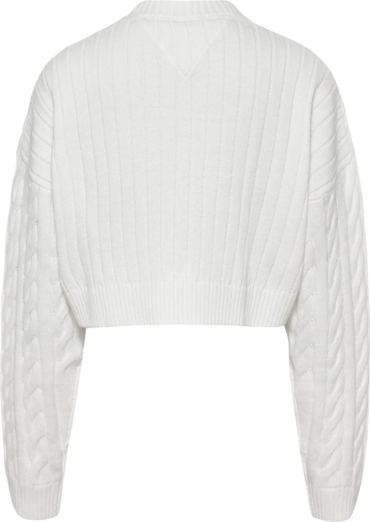 Tommy Hilfiger TJW BXY CENTER FLAG Kadın Krem Kazak