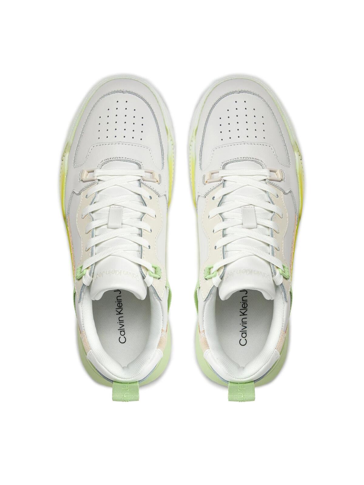 Calvin Klein CHUNKY CUPSOLE 2.0 L, 0IE Beyaz Kadın Spor Ayakkabı