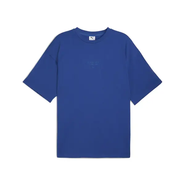 Puma PL Lifestyle Tee Mavi Erkek T-Shirt