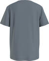 Calvin Klein CHEST MONOGRAM TOP Erkek Mavi T-Shirt