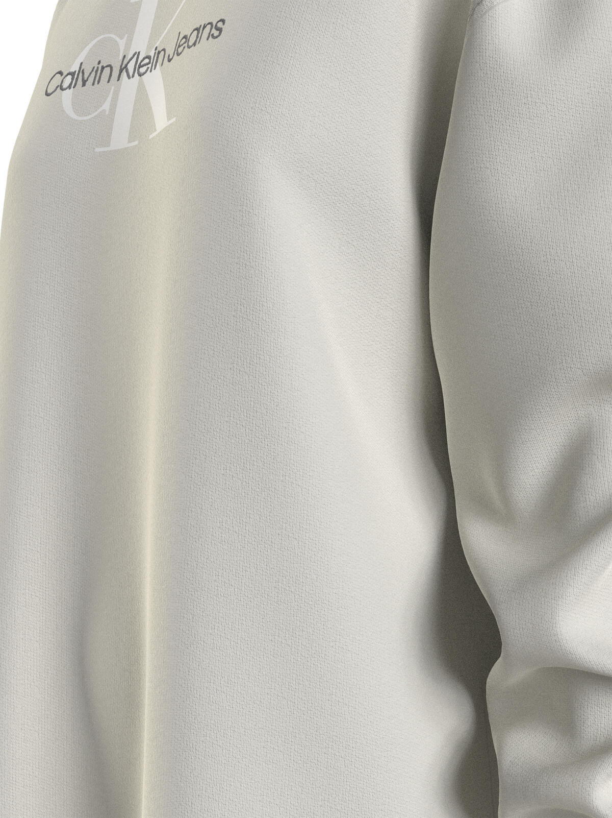 Calvin Klein MONOLOGO ROLL NECK D Kadın Krem Elbise