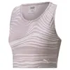 Puma STUDIO AOP CROP TANK Quail Pembe Kadın Antrenman Atleti