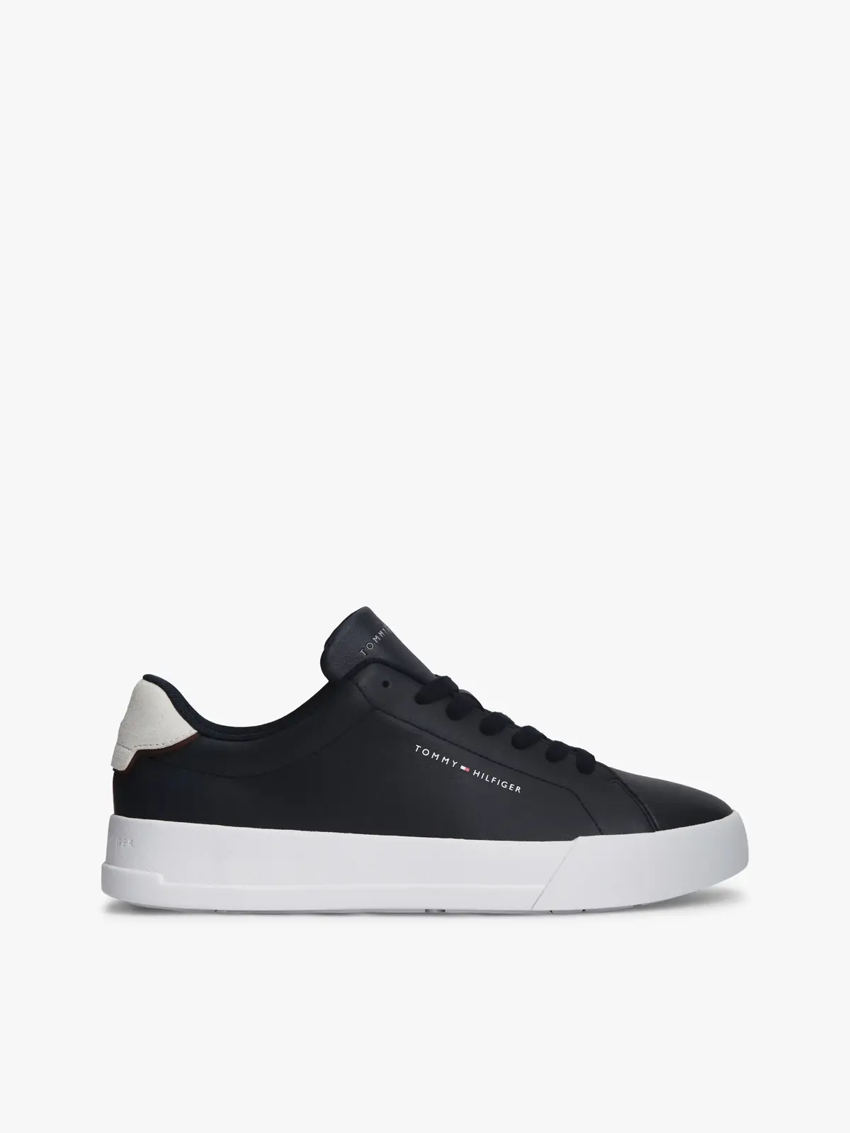 Tommy Hilfiger TH COURT LTH DETAIL, DW5 Siyah Erkek Spor Ayakkabı & Sneaker