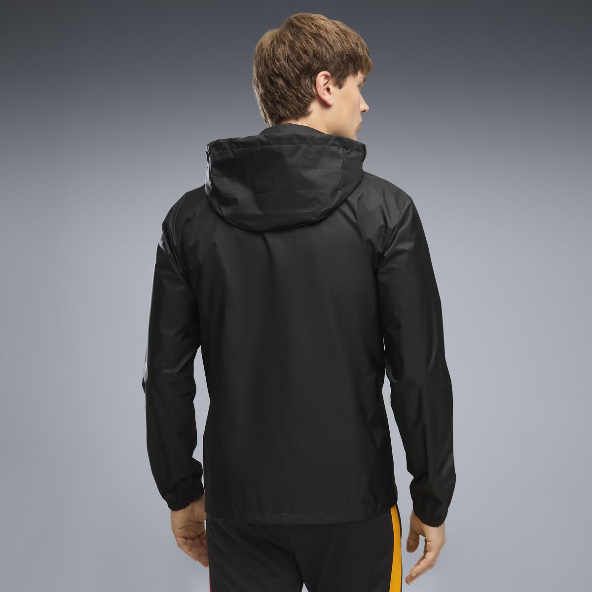 Puma GSK All-Weather Jacket Siyah Erkek Kapüşonlu Yağmurluk