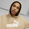 Puma Ess Crop Hoodie Bej Kadın Sweatshirt