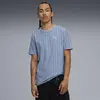 Puma PUMA CLASS Striped Tee Mavi Erkek T-Shirt