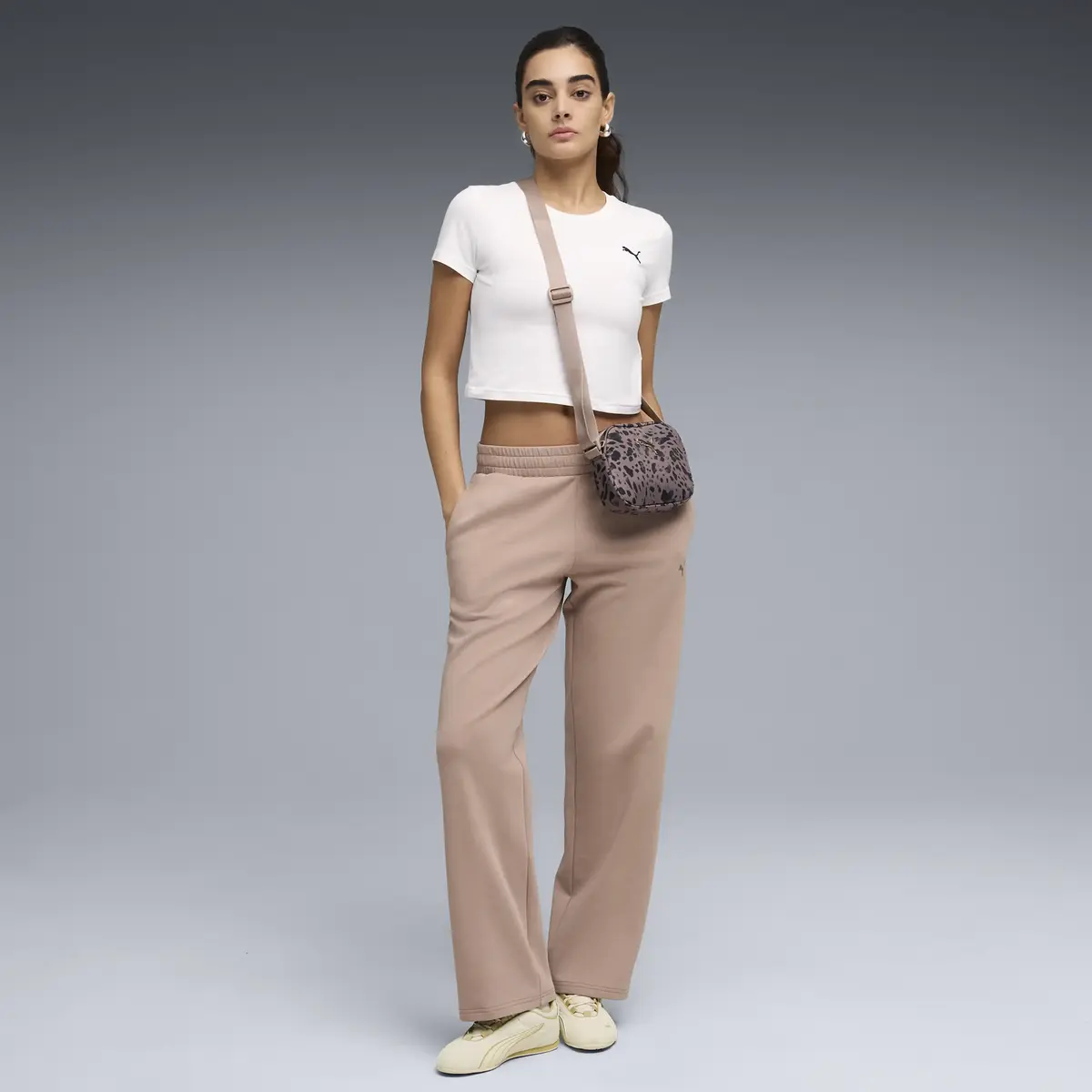 Puma ESS ELEVATED Pant Pembe Kadın Eşofman Alt