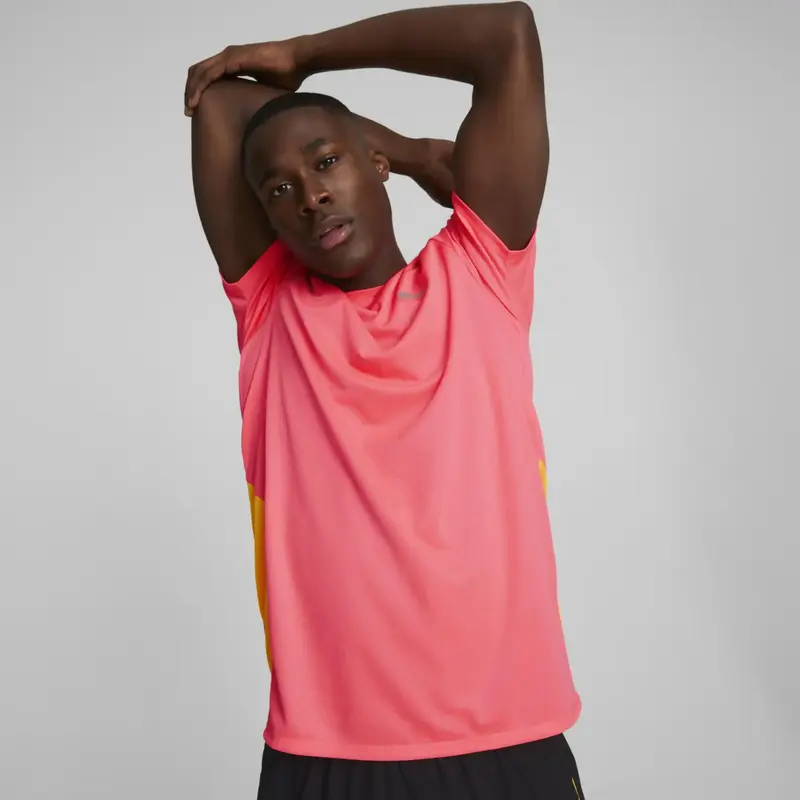 Puma Run Fav Ss Tee Pembe Erkek Koşu Ve Performans T-Shirt