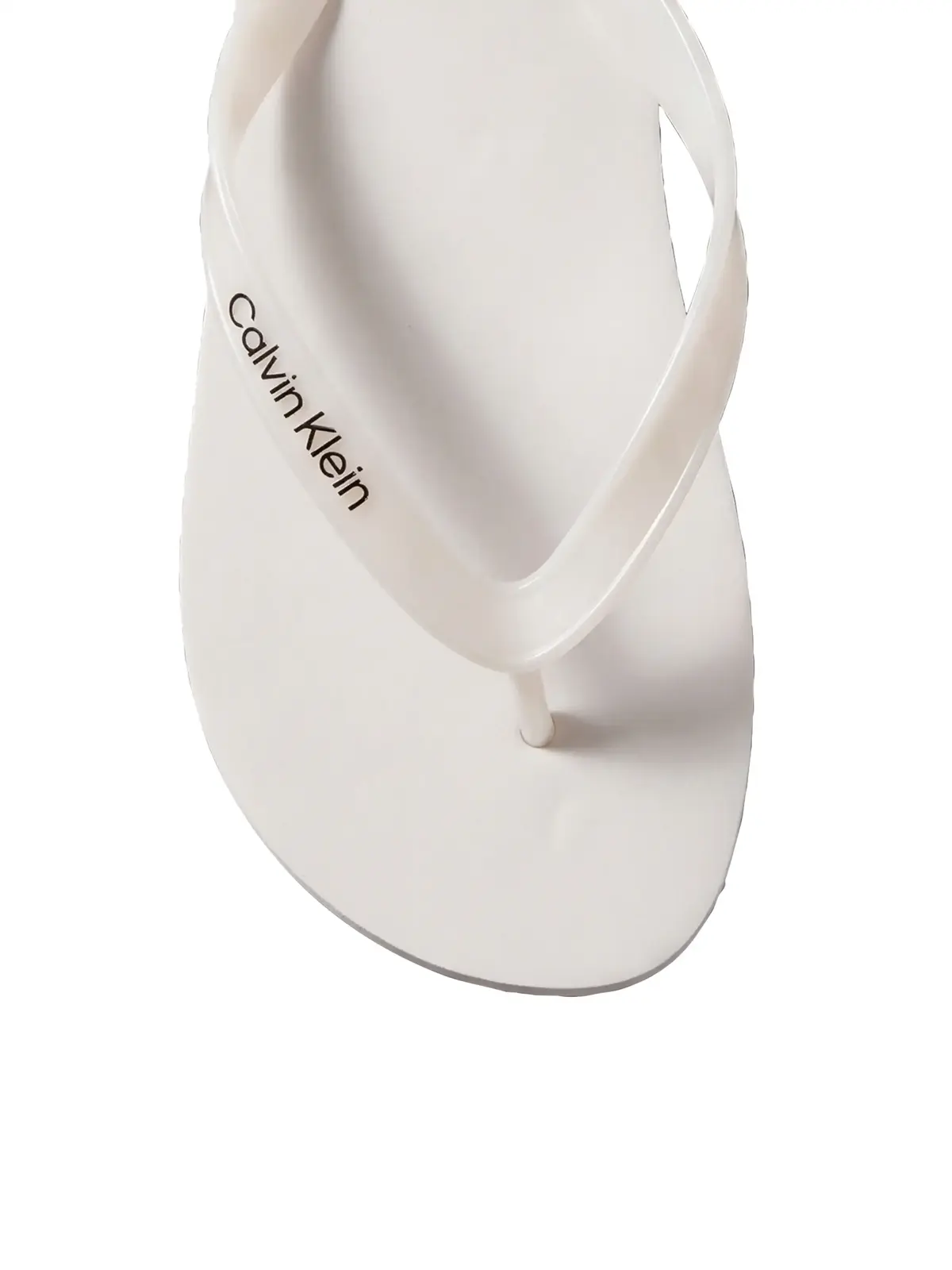Calvin Klein FLIP FLOP TPU METALL Beyaz Kadın Parmak Arası Terlik