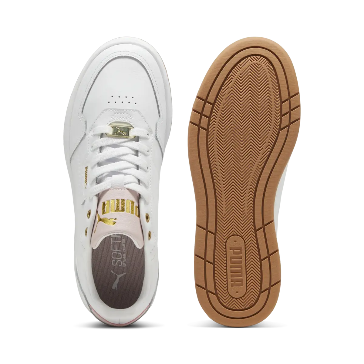 Puma Court Classic Lux Beyaz Unisex Spor Ayakkabı & Sneaker