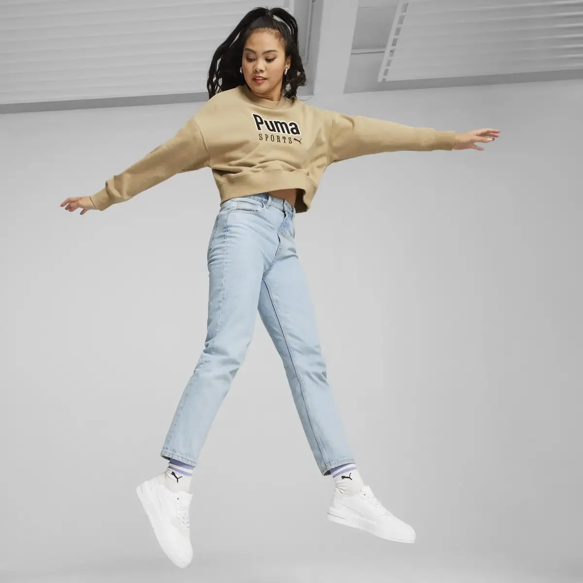 PUMA Cali Court Match Wns Beyaz Kadın Günlük Spor Ayakkabı