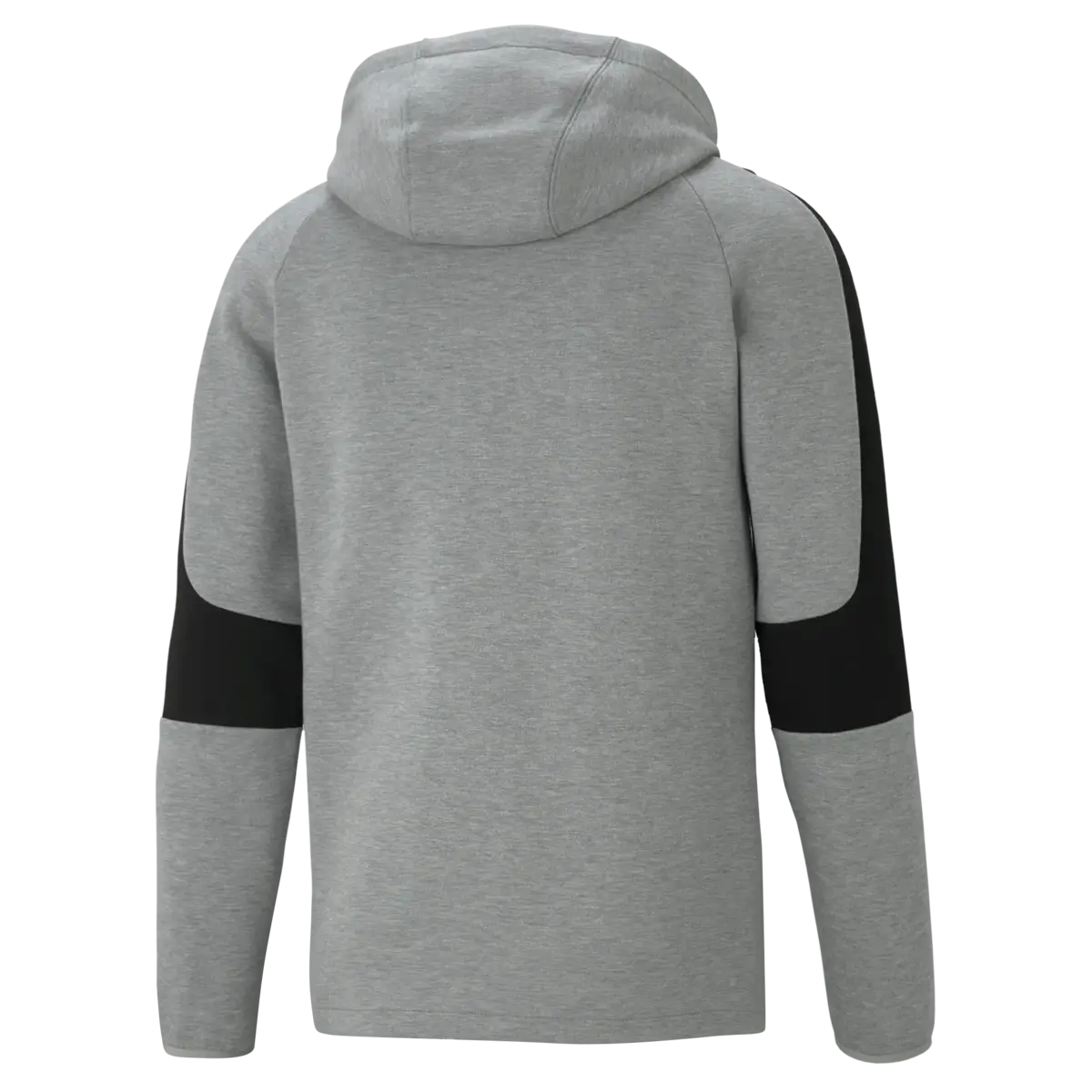 Puma EVOSTRIPE Core FZ Hoodie Gri Erkek Fermuarlı Ceket