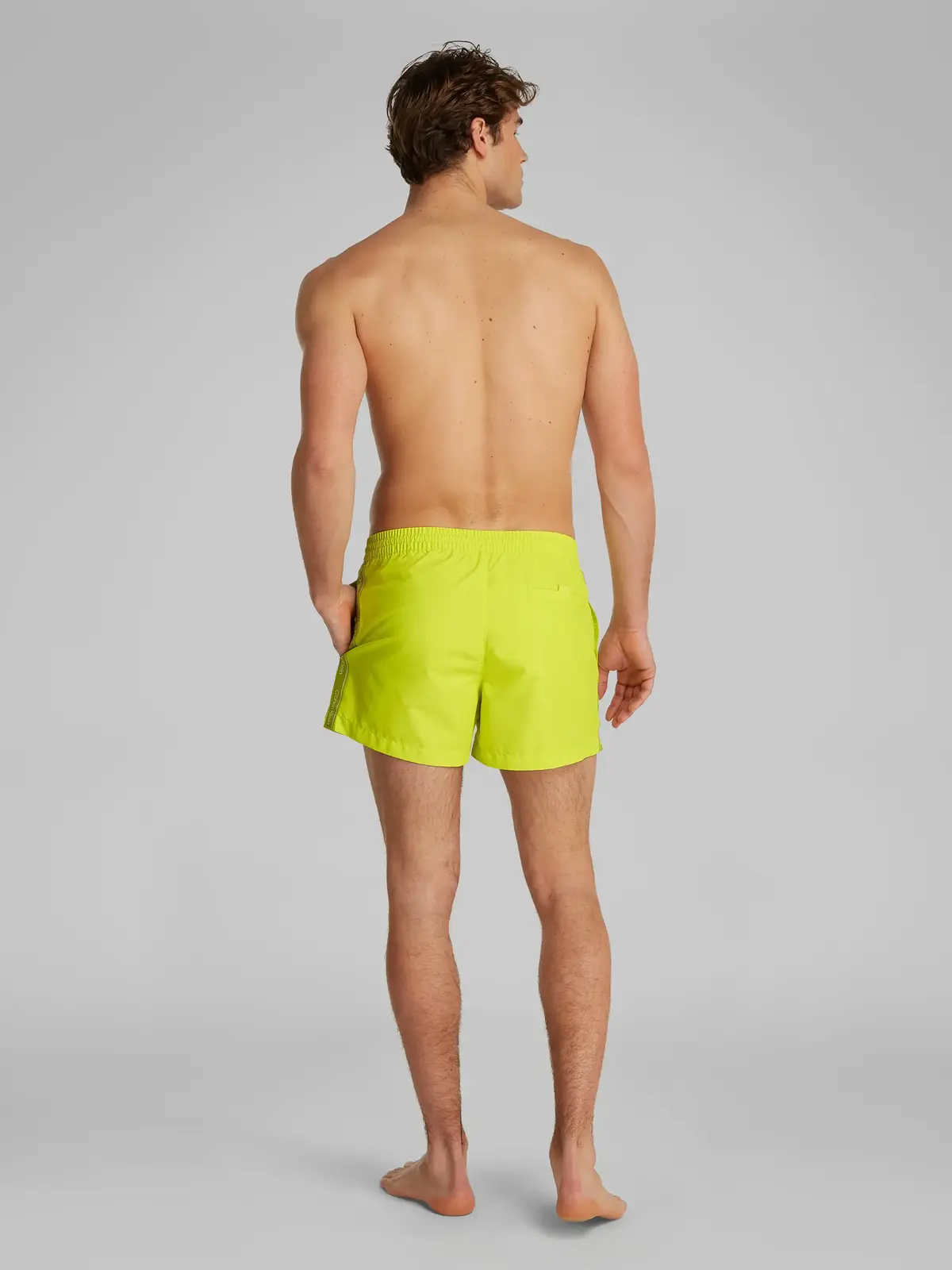 Calvin Klein SHORT DRAWSTRING, LRF Sarı Erkek Mayo