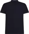 Tommy Hilfiger MERCERISED PIQUE ZIP, DW5 Siyah Erkek T-Shirt & Polo