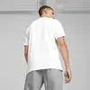 Puma BMW MMS Logo Tee + Beyaz Erkek Tişört