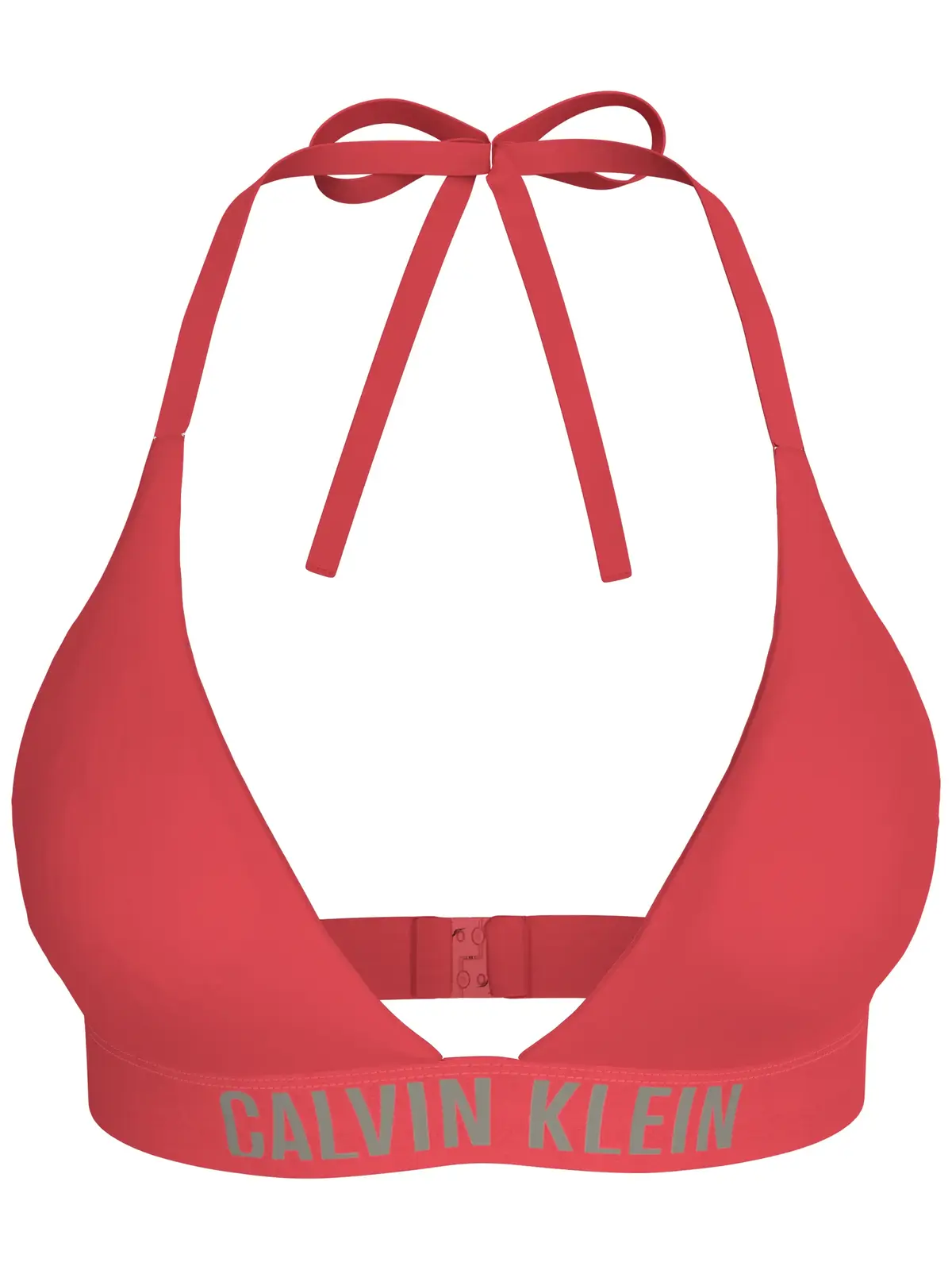 Calvin Klein HALTER TRIANGLE Fuşya Askılı Bikini Üst
