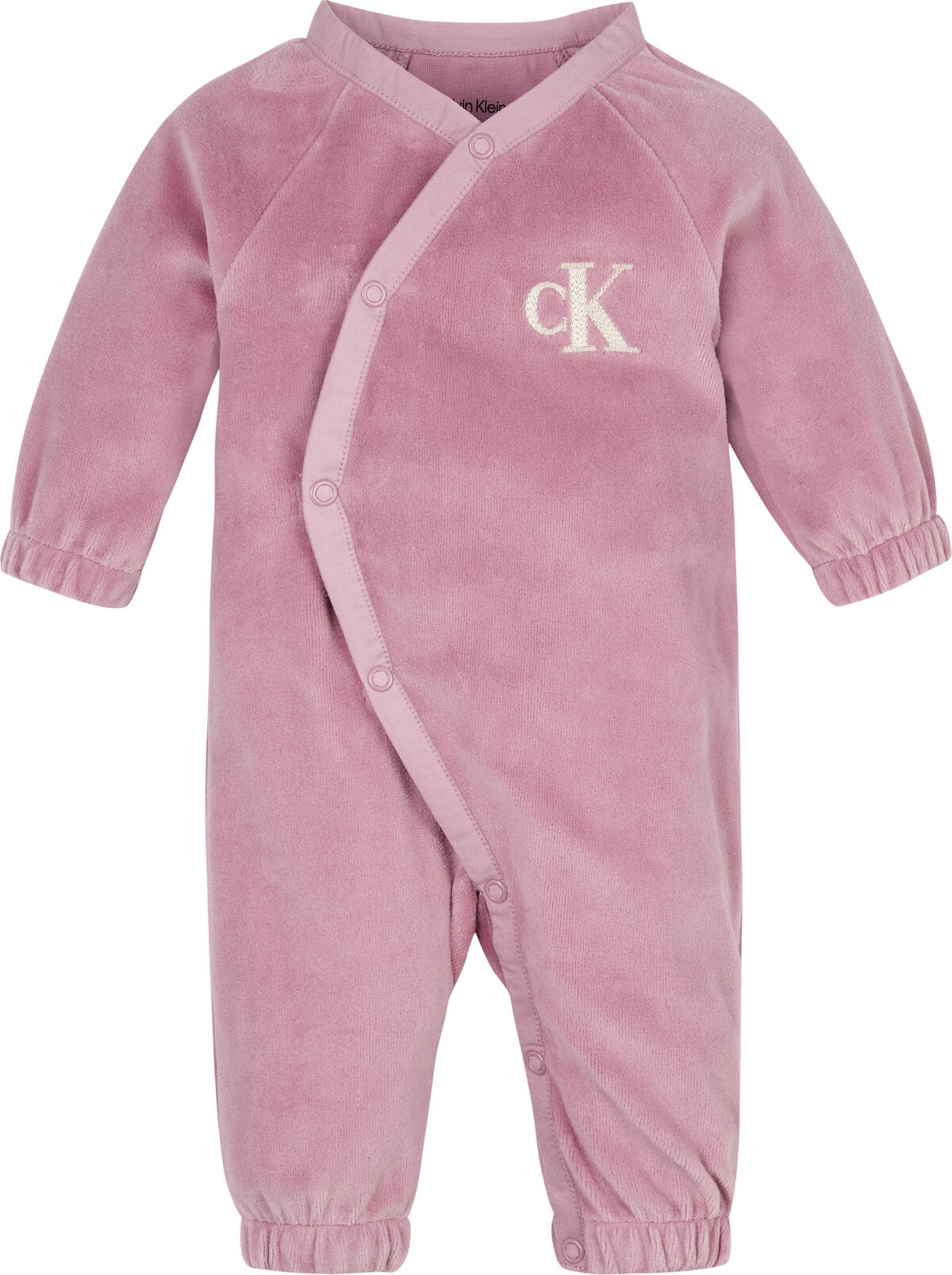 Calvin Klein SOFT VELVET BODYSUIT Bebek Pembe Zıbın