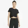 Puma STUDIO SKIMMER TEE Siyah Kadın T-Shirt