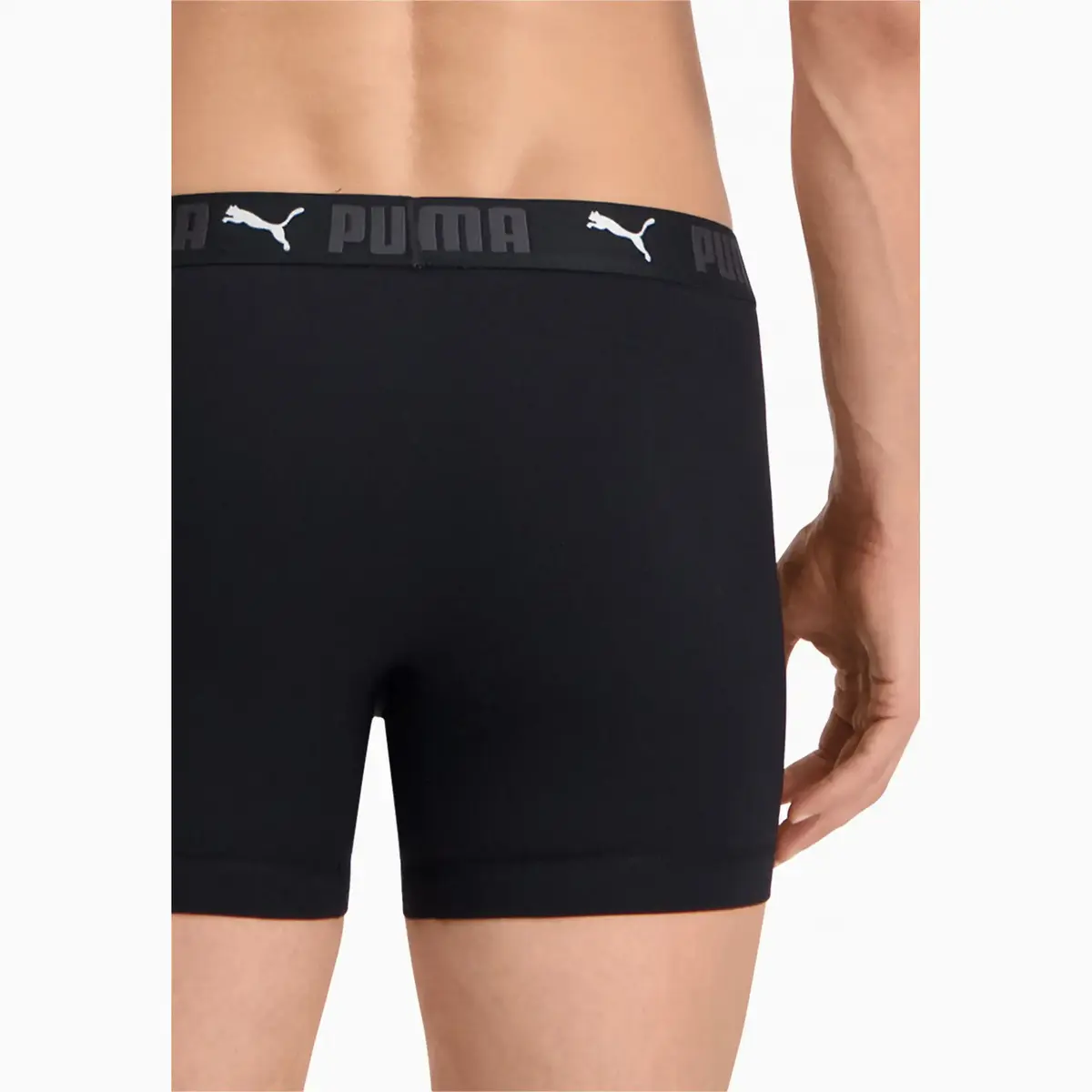 Puma PUMA SPORT COTTON BOXER 2P black Siyah Erkek 2'li Boxer