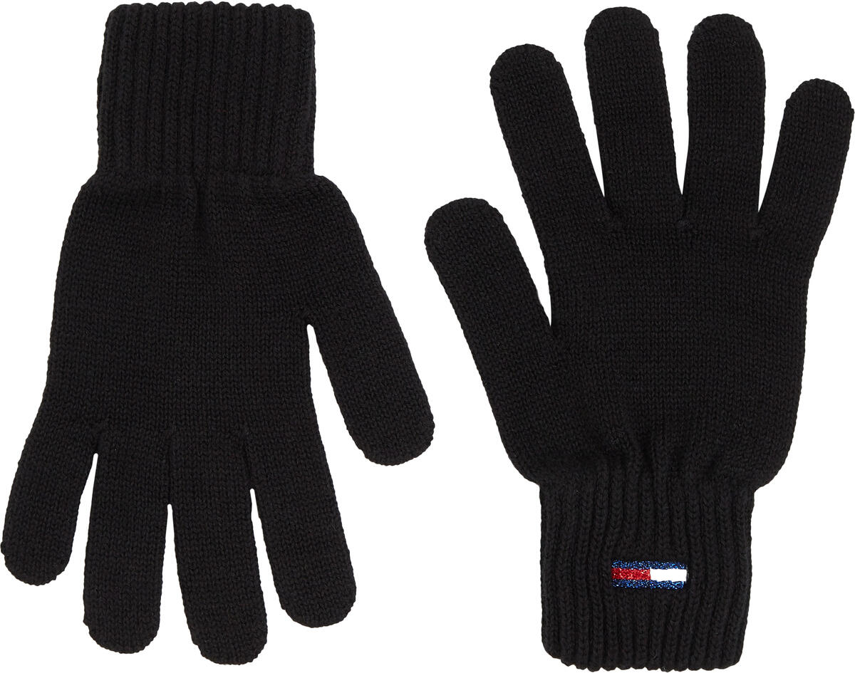 Tommy Hilfiger TJW FLAG GLOVES Kadın Siyah Eldiven