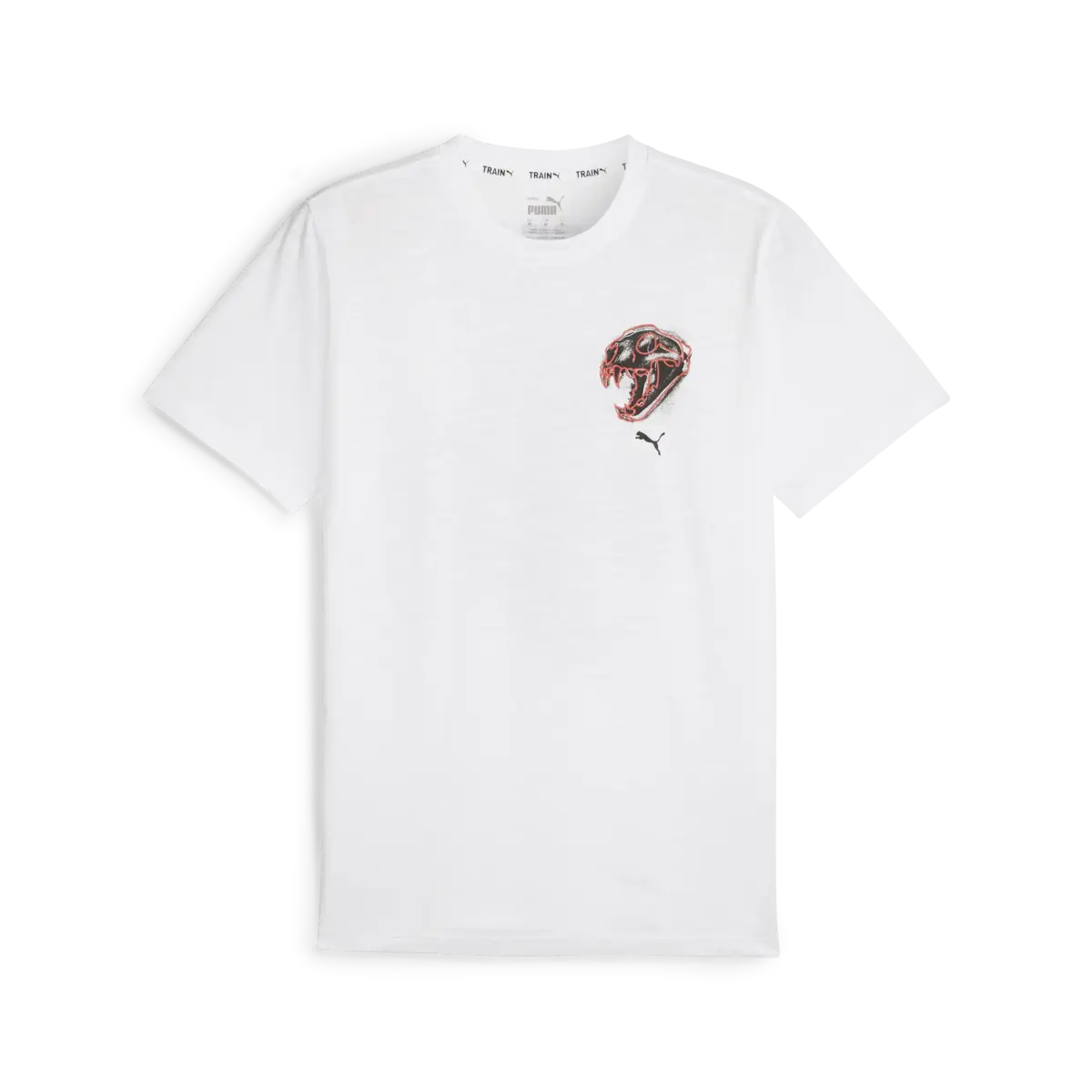 Puma MEN"S GRAPHIC EMBLEM TEE Beyaz Erkek T-Shirt