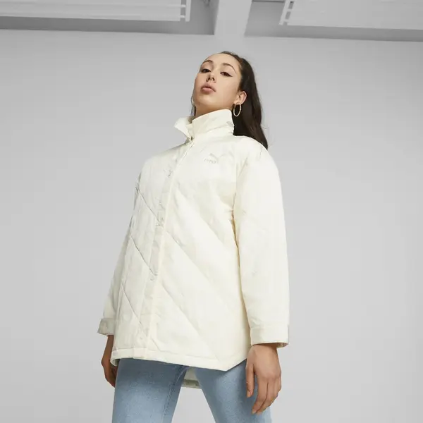 PUMA Classics Chore Jacket Krem Kadın Mont