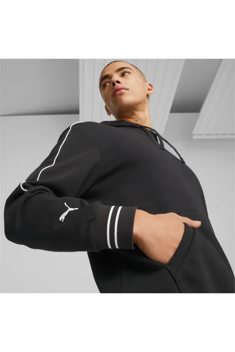 Puma BMW MMS Statement Hoodie Siyah Erkek Hoodie