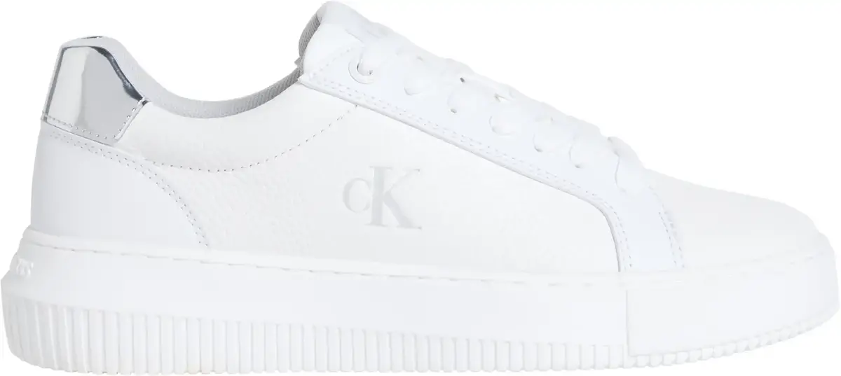 Calvin Klein CHUNKY CUPSOLE LOW M, 0LI Beyaz Kadın Spor Ayakkabı & Sneaker